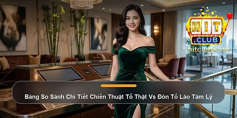 Bảng So Sánh Chi Tiết Chiến Thuật Tố Thật Vs Đòn Tố Láo Tâm Lý