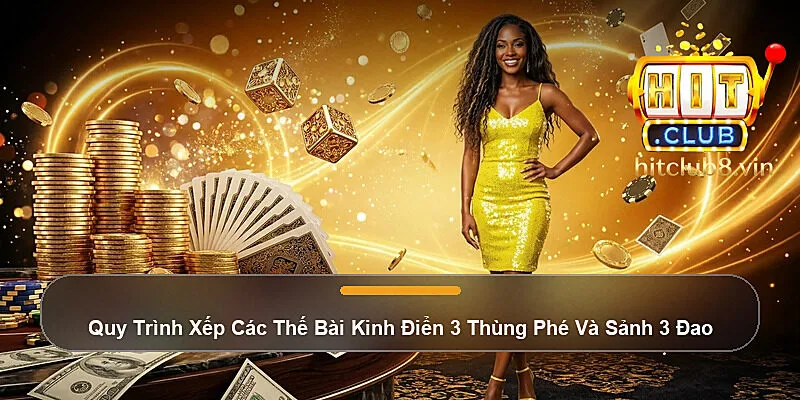Quy Trình Xếp Các Thế Bài Kinh Điển 3 Thùng Phé Và Sảnh 3 Đao