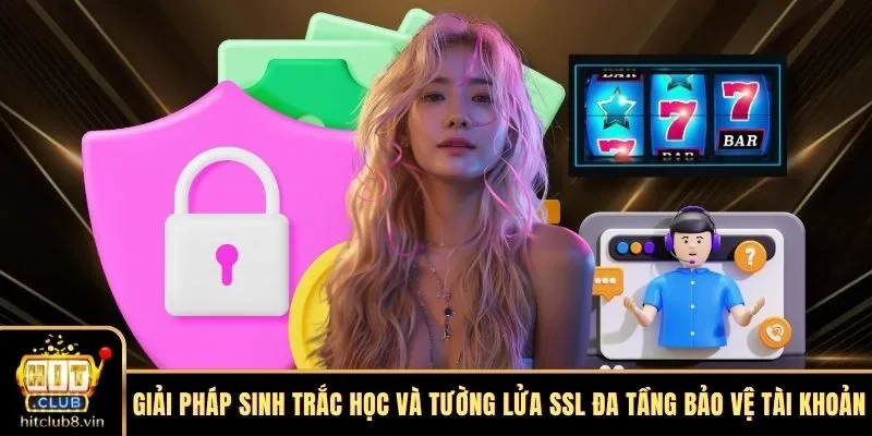 HITCLUB 6 Giải pháp sinh trắc học và tường lửa SSL đa tầng bảo vệ tài khoản